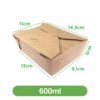 Embalagem 300ml Kraft | 100 unidades